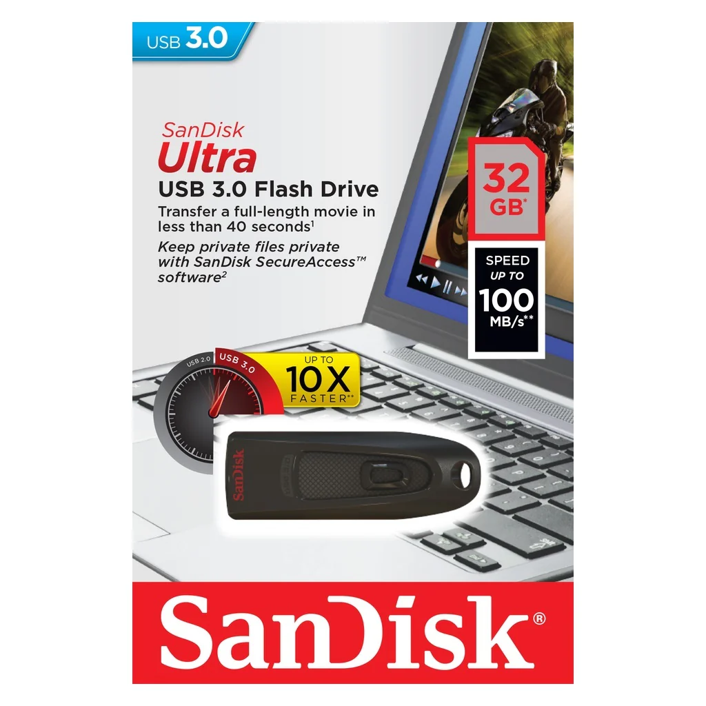 SanDisk Ultra USB-Stick 32 GB USB Typ-A 3.2 Gen 1 (3.1 Gen 1) Schwarz - Image 9
