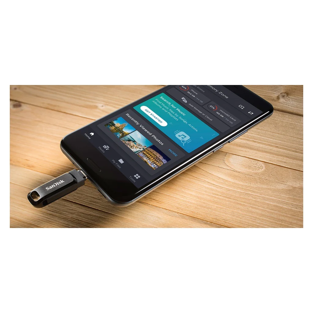 SanDisk Ultra Dual Drive Go USB-Stick 512 GB USB Type-A / USB Type-C 3.2 Gen 1 (3.1 Gen 1) Schwarz - Image 8