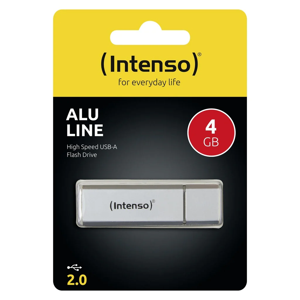 Intenso Alu Line USB-Stick 4 GB USB Typ-A 2.0 Silber - Image 3