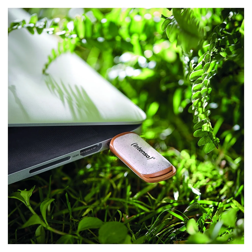 Intenso Green Line USB-Stick 128 GB USB Typ-A 3.2 Gen 1 (3.1 Gen 1) Beige, Braun - Image 4