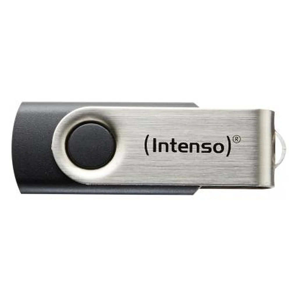Intenso Basic Line USB-Stick 64 GB USB Typ-A 2.0 Schwarz, Silber - Image 2