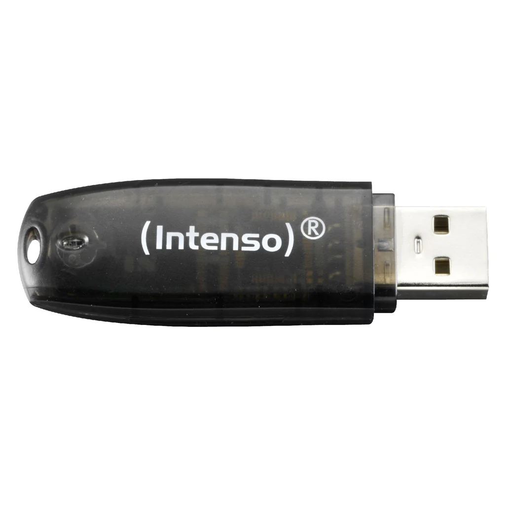 Intenso Rainbow 3x32GB Yellow/Red/Black USB-Stick USB Typ-A 2.0 Transparent - Image 3