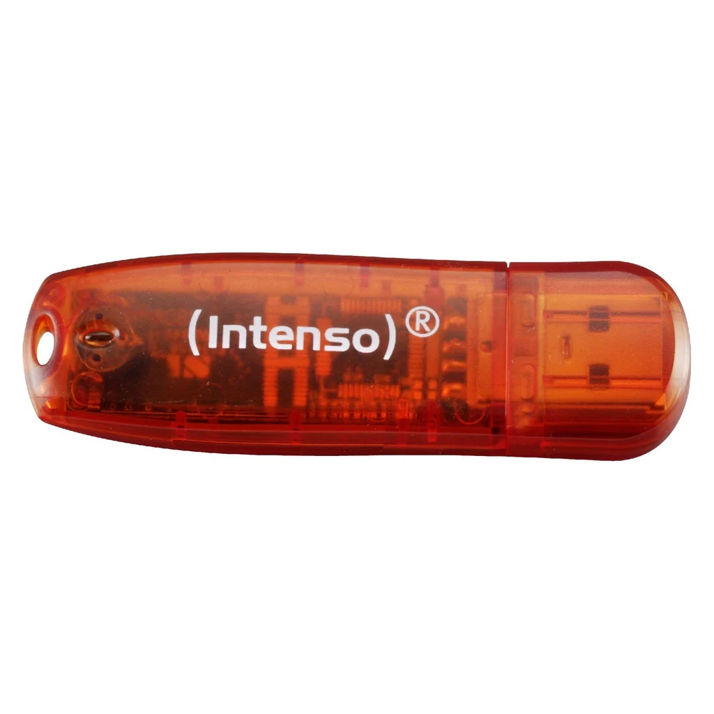Intenso Rainbow 3x32GB Yellow/Red/Black USB-Stick USB Typ-A 2.0 Transparent - Image 6
