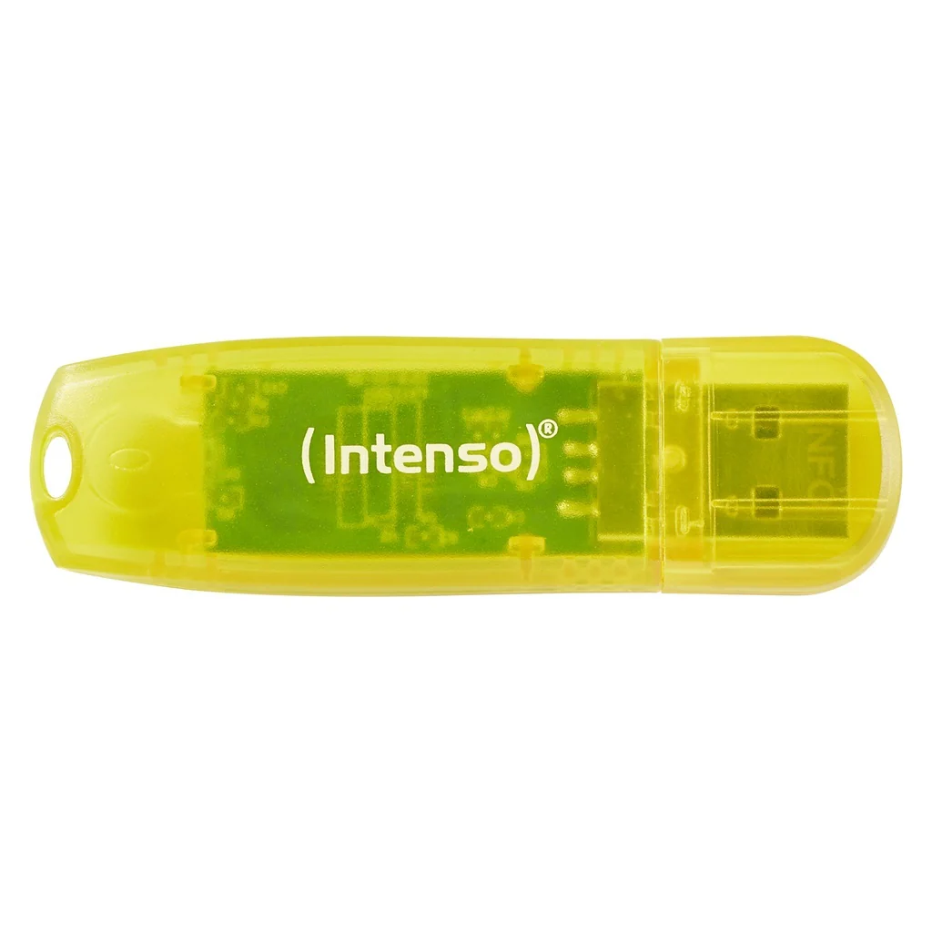 Intenso Rainbow 3x32GB Yellow/Red/Black USB-Stick USB Typ-A 2.0 Transparent - Image 7