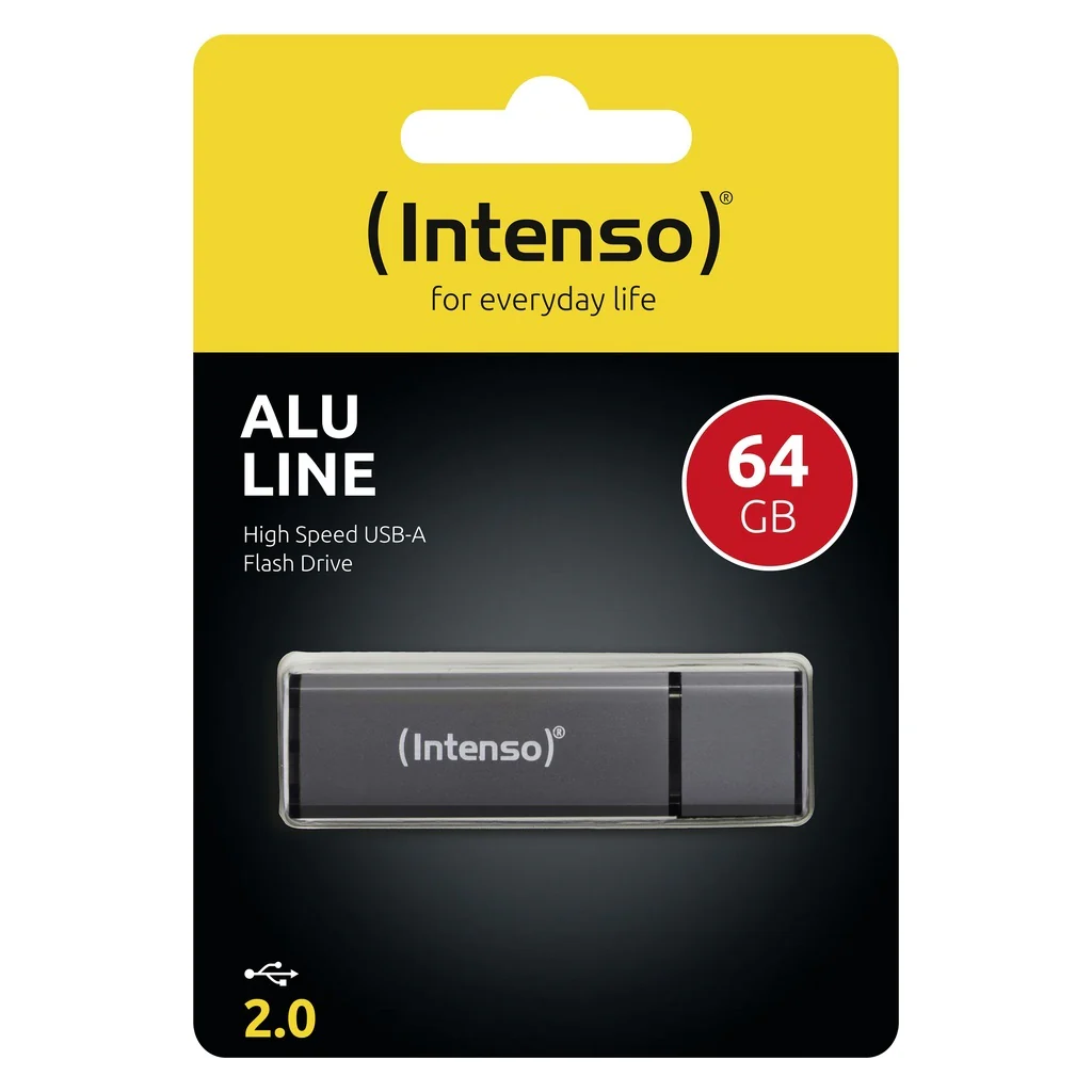 Intenso Alu Line USB-Stick 64 GB USB Typ-A 2.0 Anthrazit - Image 3