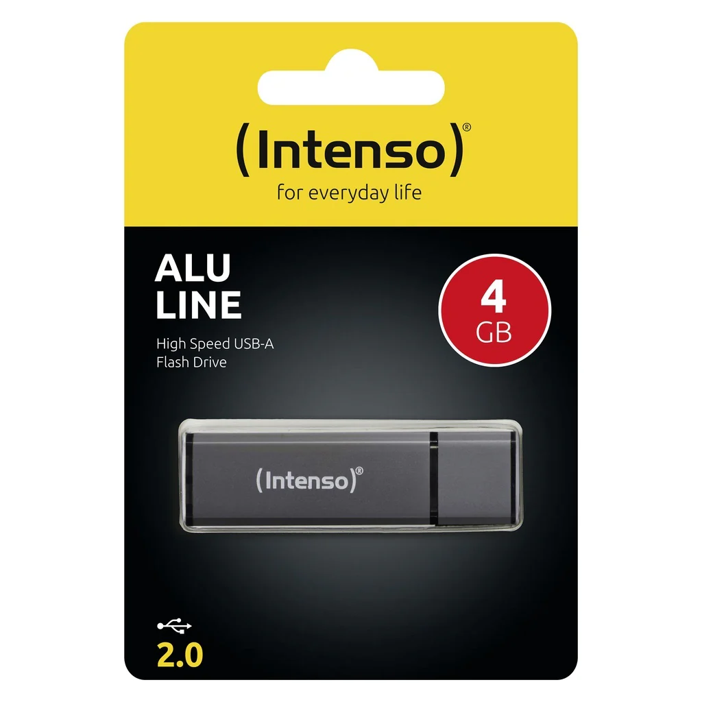 Intenso Alu Line USB-Stick 4 GB USB Typ-A 2.0 Anthrazit - Image 3