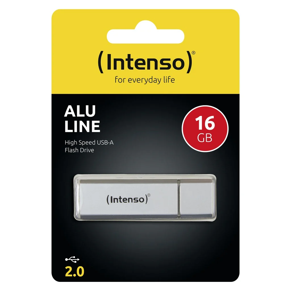 Intenso Alu Line USB-Stick 16 GB USB Typ-A 2.0 Silber - Image 3