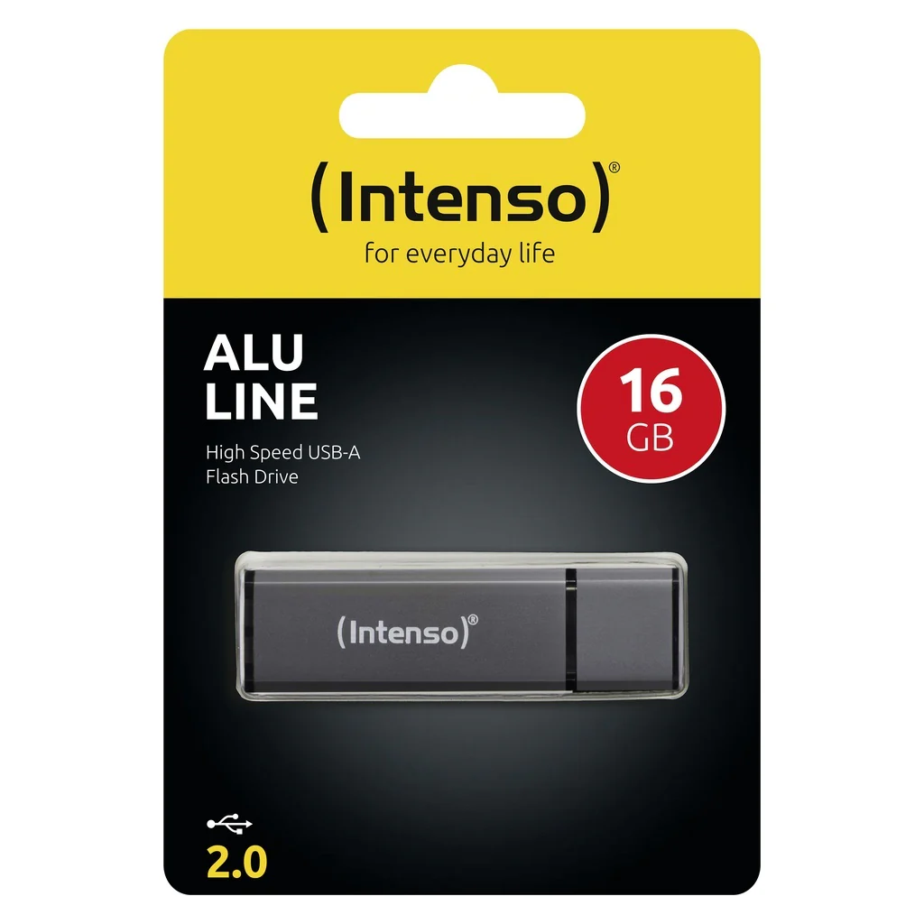 Intenso Alu Line USB-Stick 16 GB USB Typ-A 2.0 Anthrazit - Image 3