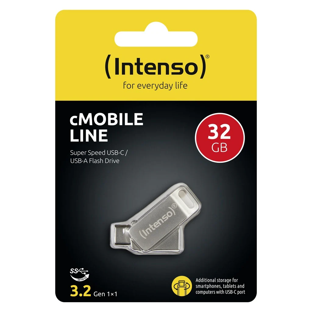 Intenso cMobile Line USB-Stick 32 GB USB Type-A / USB Type-C 3.2 Gen 1 (3.1 Gen 1) Silber - Image 8
