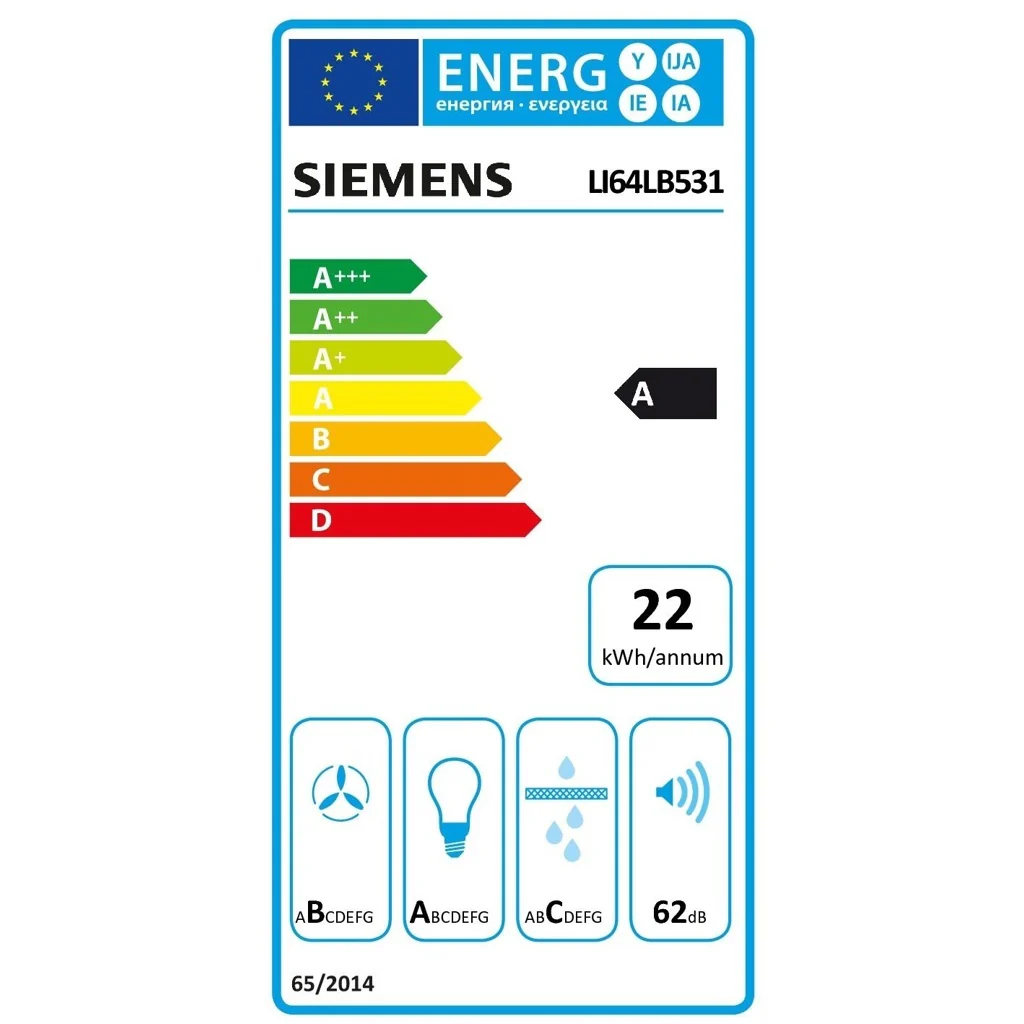Siemens iQ300 LI64LB531 Dunstabzugshaube Halb eingebaut (Pullout) Edelstahl 271 m³/h A - Image 12