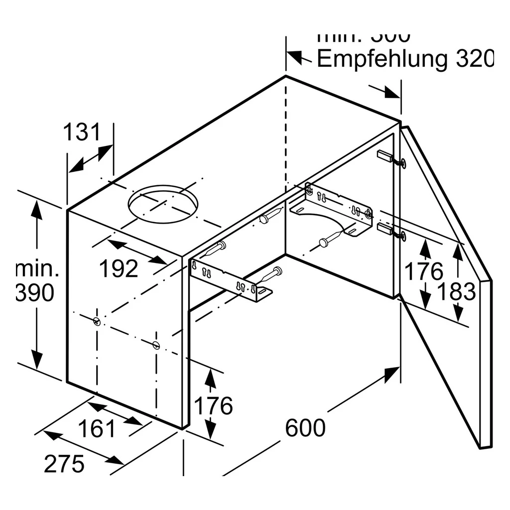 Siemens iQ300 LI64LB531 Dunstabzugshaube Halb eingebaut (Pullout) Edelstahl 271 m³/h A - Image 7