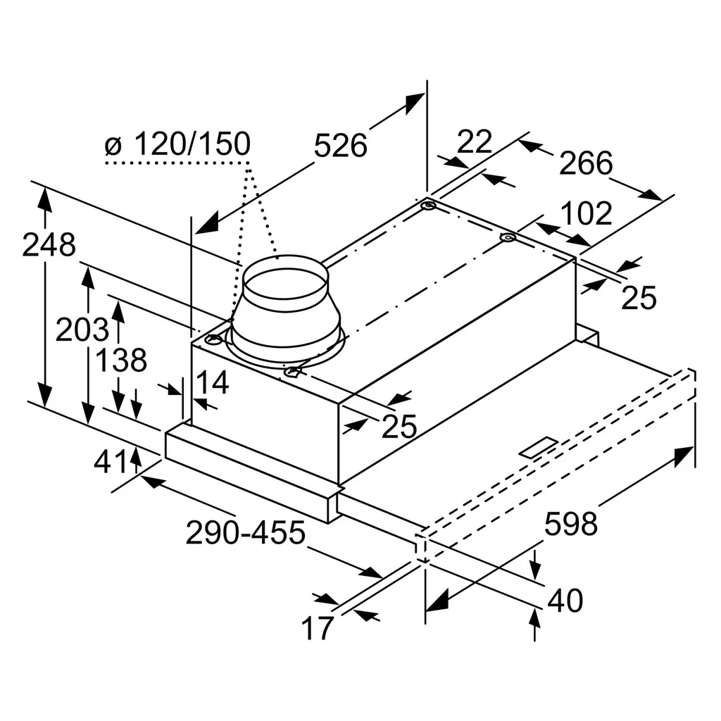 Siemens iQ300 LI64LB531 Dunstabzugshaube Halb eingebaut (Pullout) Edelstahl 271 m³/h A - Image 8