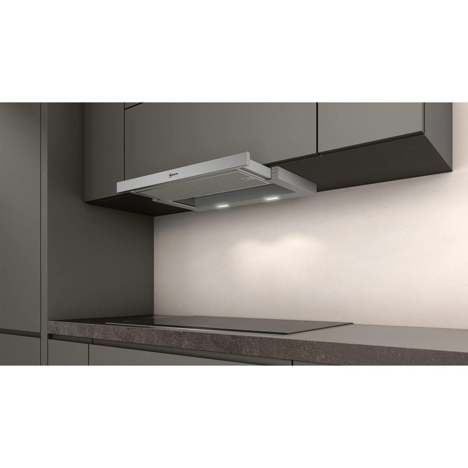 Neff D46ED22X1 Dunstabzugshaube Halb eingebaut (Pullout) Edelstahl 271 m³/h A - Image 3
