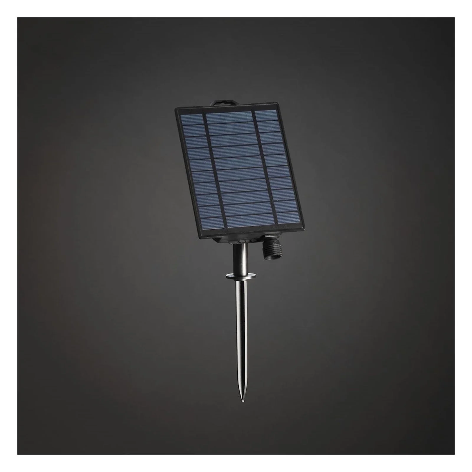 Konstsmide wiederaufladbares Solarpanel-S Solar-Batteriebox in schwarz 3776-000 - Image 4
