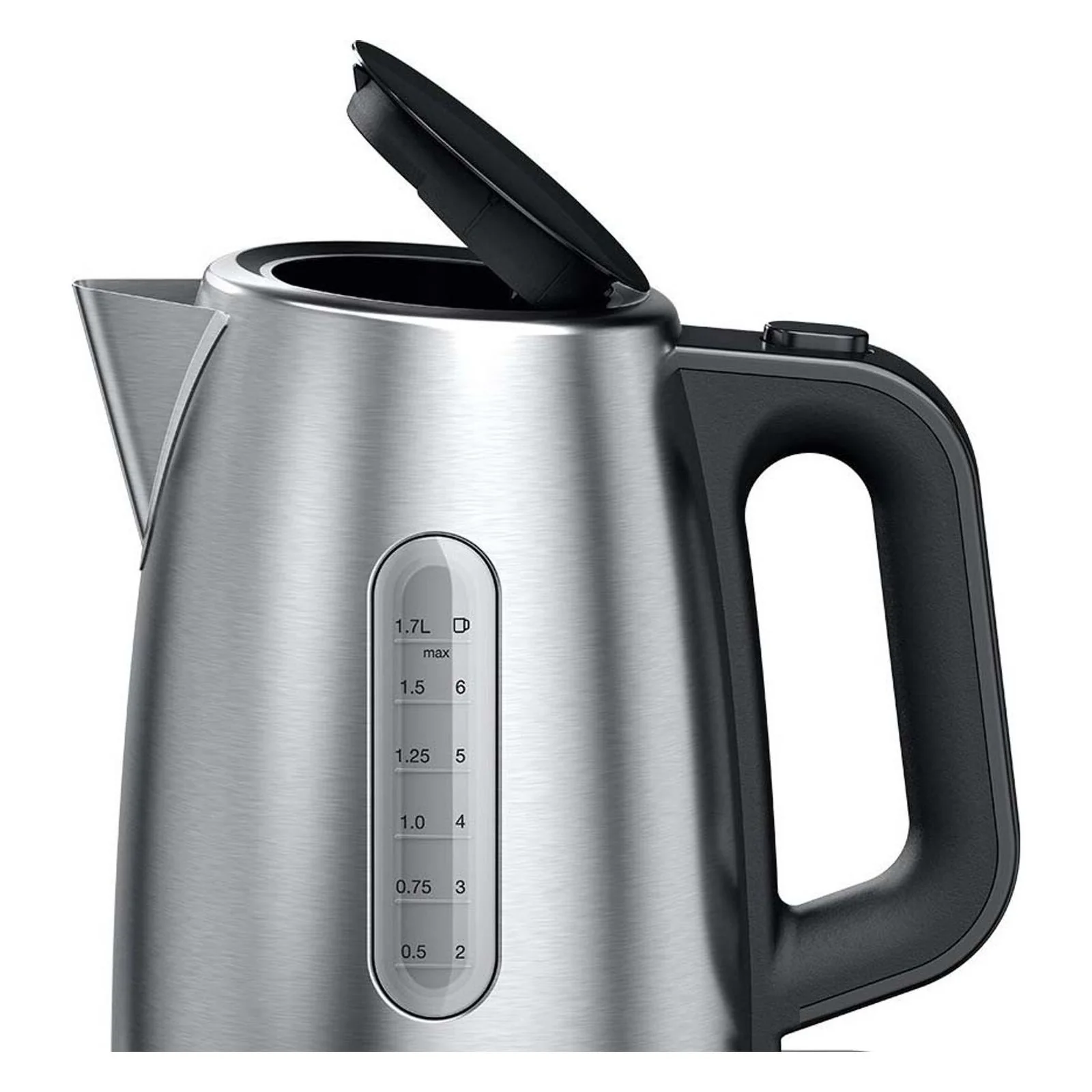 Braun PurShine WK 1500 BK Wasserkocher 1,7 l 2200 W Schwarz, Edelstahl - Image 4