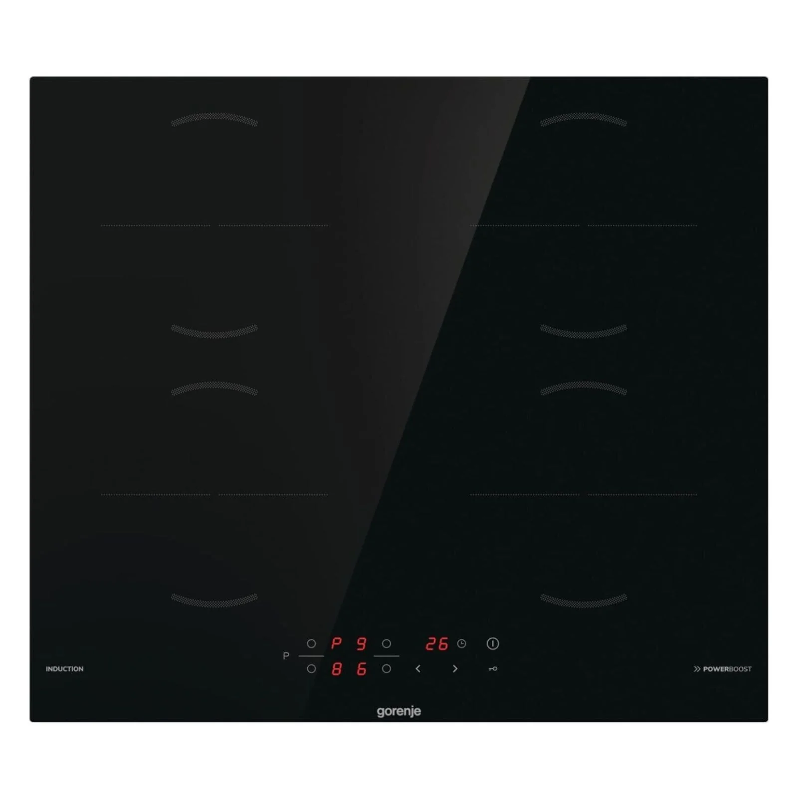 Gorenje GI6401BSCE Induktionskochfeld schwarz Integriert 59 cm 4 Zonen