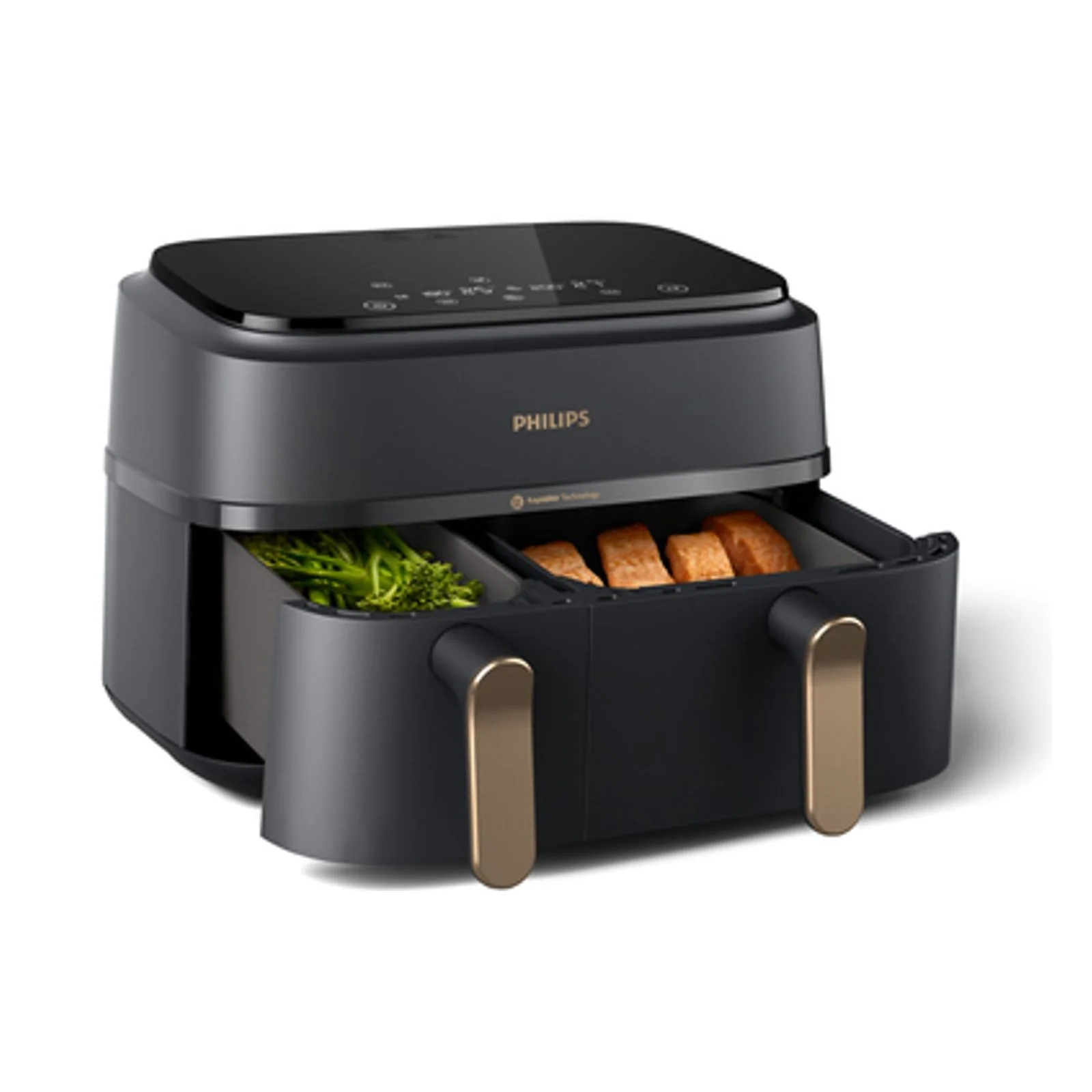 Philips 3000 series NA352/04 Airfryer Heißluftfritteuse mit zwei Körben 9L 2750W