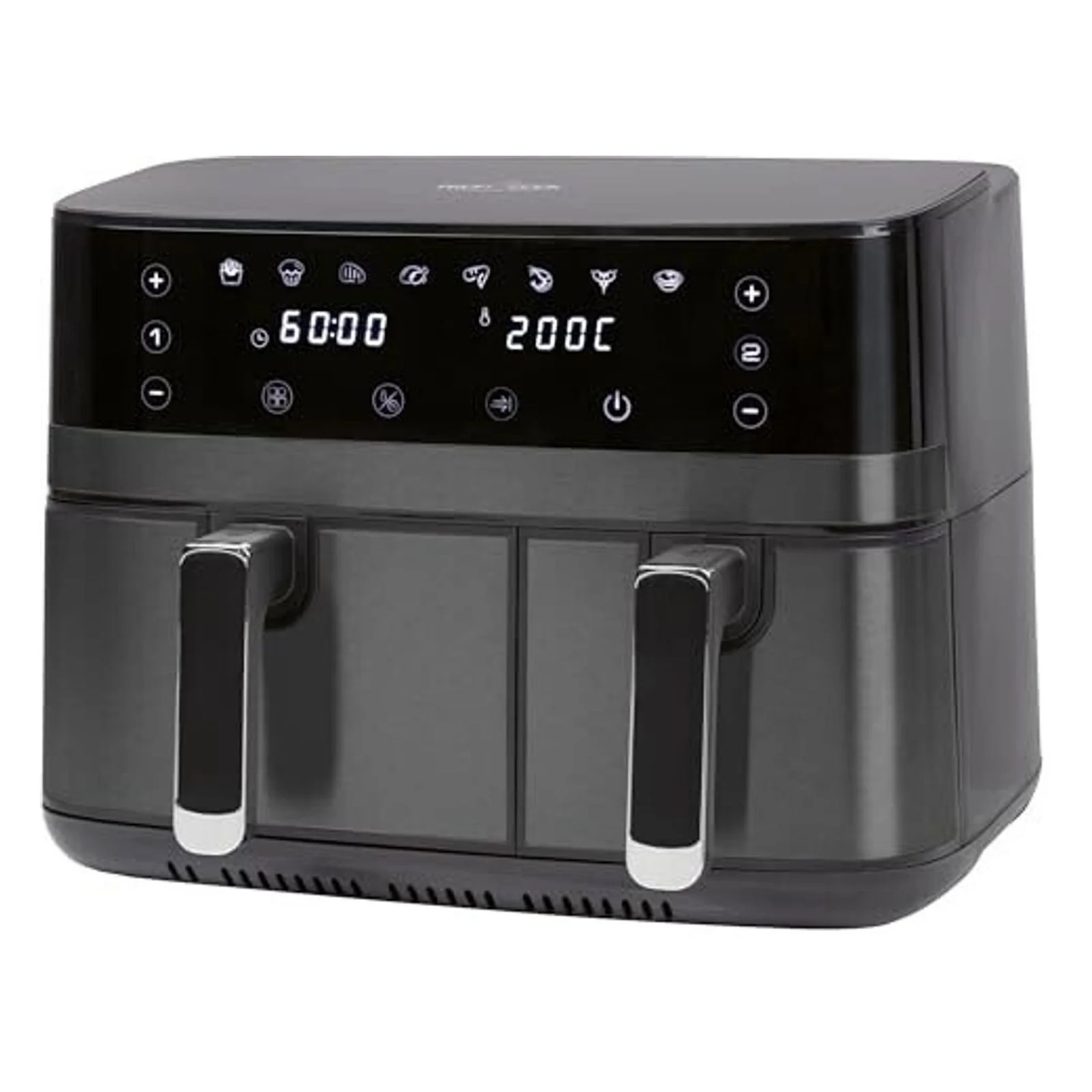 ProfiCook PC-FR 1295 H six Doppel-Heißluft-Fritte, 9L