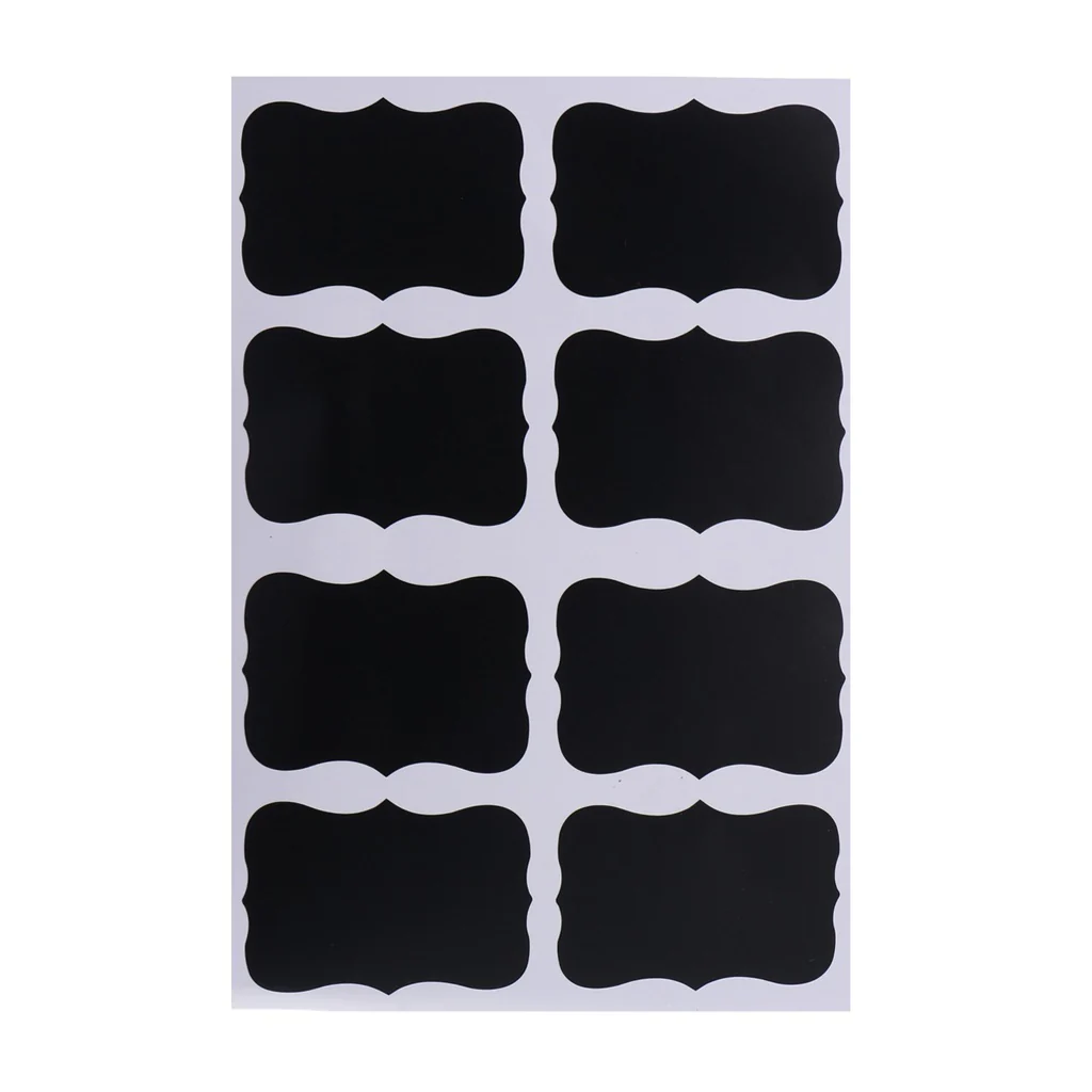 TP 4er Set Vorratsglas mit Bambusdeckel und 8 Kreidetafel- Sticker (4 x 1200ml) - Image 8