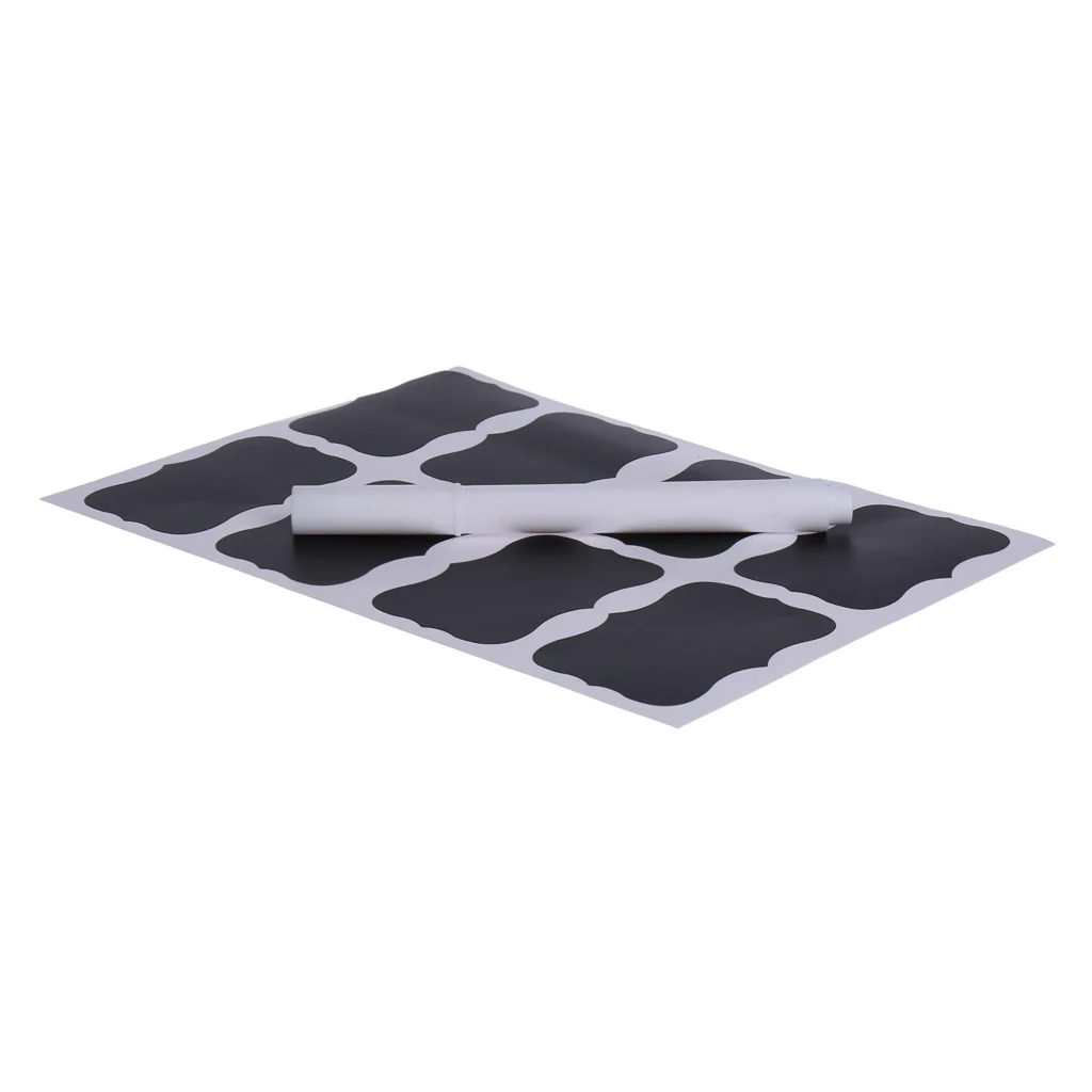 TP 4er Set Vorratsglas mit Bambusdeckel und 8 Kreidetafel- Sticker (4 x 1800ml) - Image 7