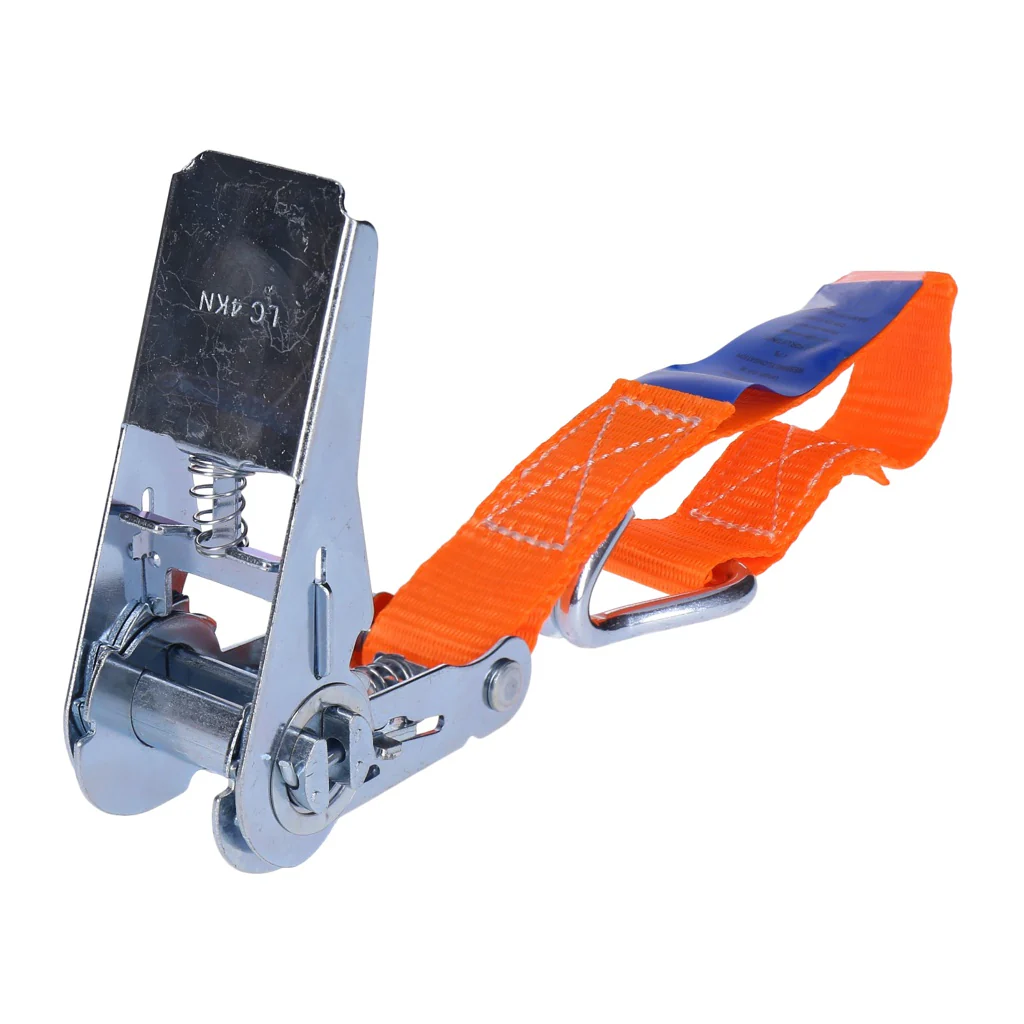 TP 4x Spanngurt, Zurrgurt zur Ladungssicherung 2- 25mm Gurtbreite, 0,8T (800 Kg) mit Spitzhaken - 6m - Image 6