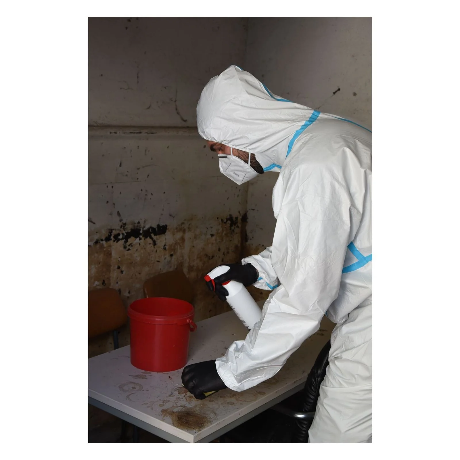 10x Schutzoverall Größe XXL Einwegschutzanzug Antistatisch Wasserabweisend - Image 4