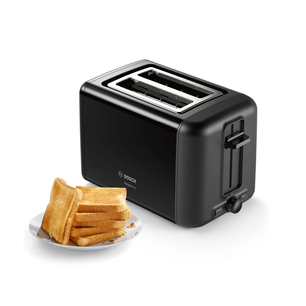 Bosch Toaster jet black polished TAT3P423DE schwarz - Image 2
