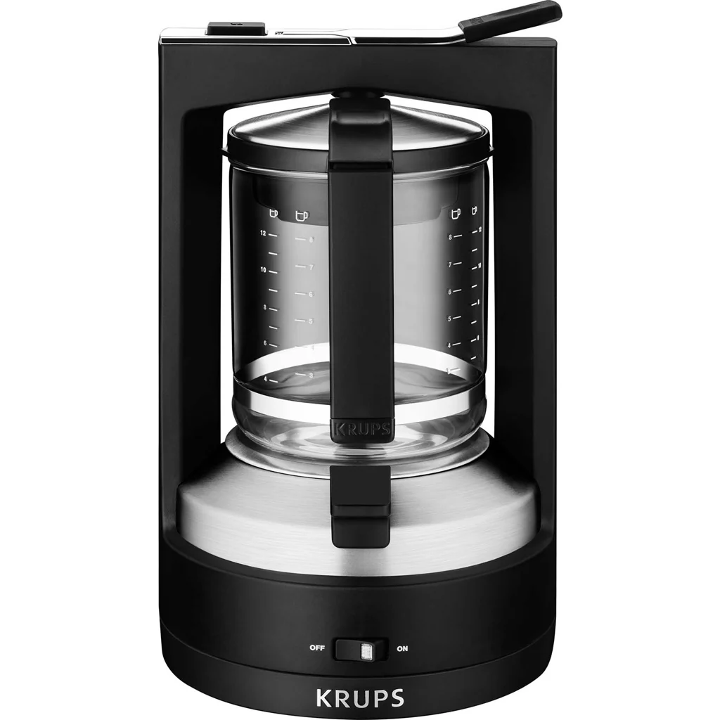 Krups T8.2 Filterkaffeemaschine 850 W 1 L Druckbrüh-Automat KM 4689 Schwarz - Image 2