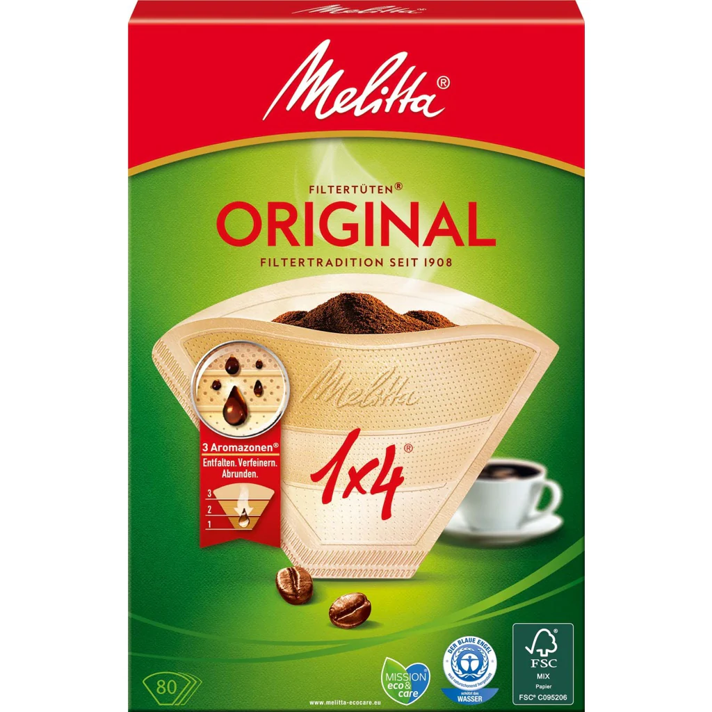 Melitta Filtertüten Original 1x4/80 naturbrArVE80 - Image 2