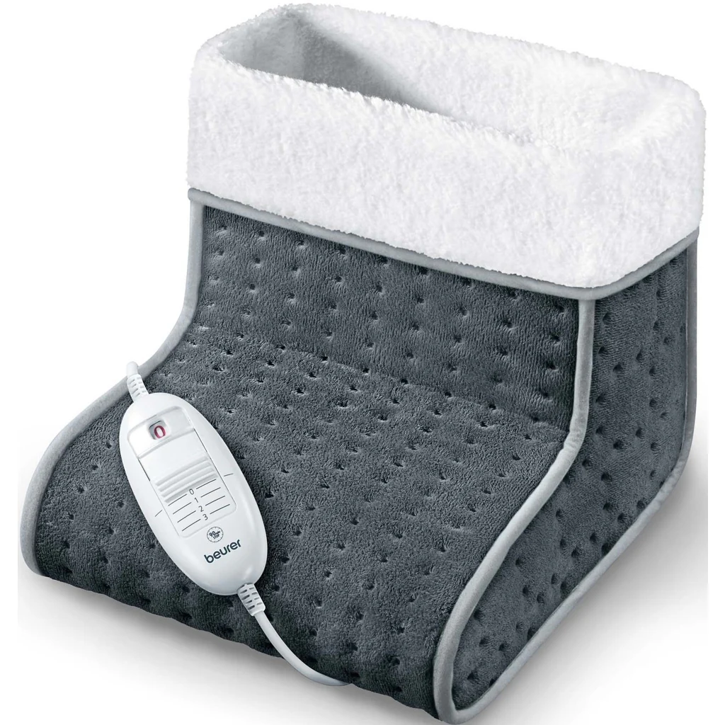 Beurer FW 20 Cosy Fußwärmer 100W Grau, Weiß