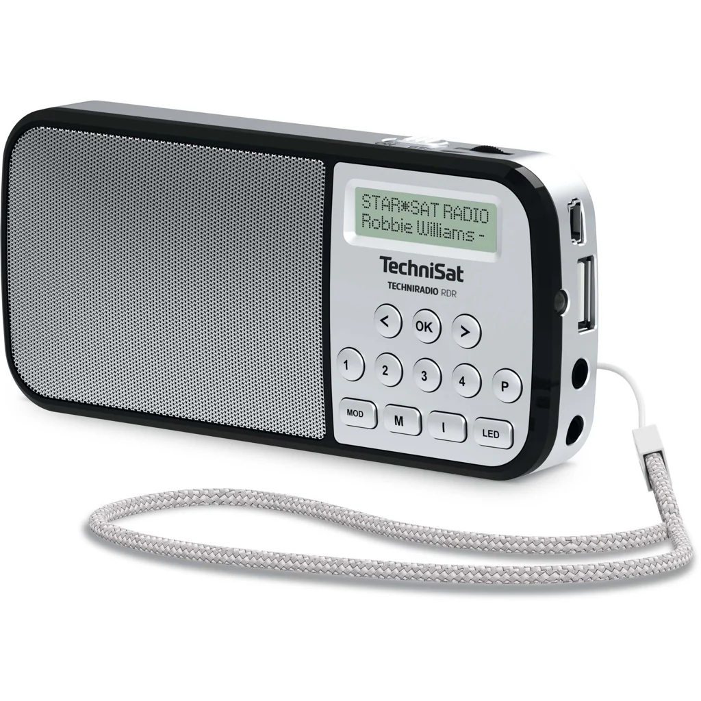TechniSat DAB+ Taschenradio TECHNIRADIO RDR UKW/USB/LED-Lampe in silber - Image 3