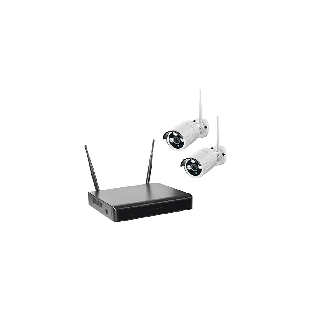 Indexa WLAN-Überwachungskameraset mit 2 Kameras WR100 SET B2