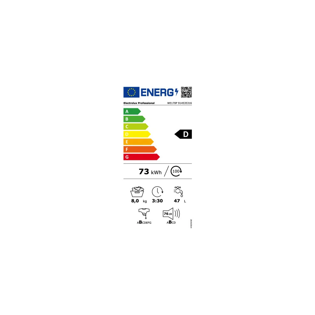Electrolux Professional myPRO classic WE170P Gewerbe-Waschmaschine 8kg 60cm 1400U/min Grau - Image 2
