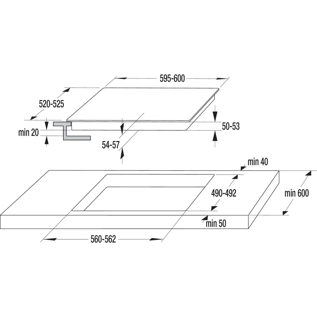 Gorenje EB-Kochfeld Hi-Light ECD 643 BX - Image 2