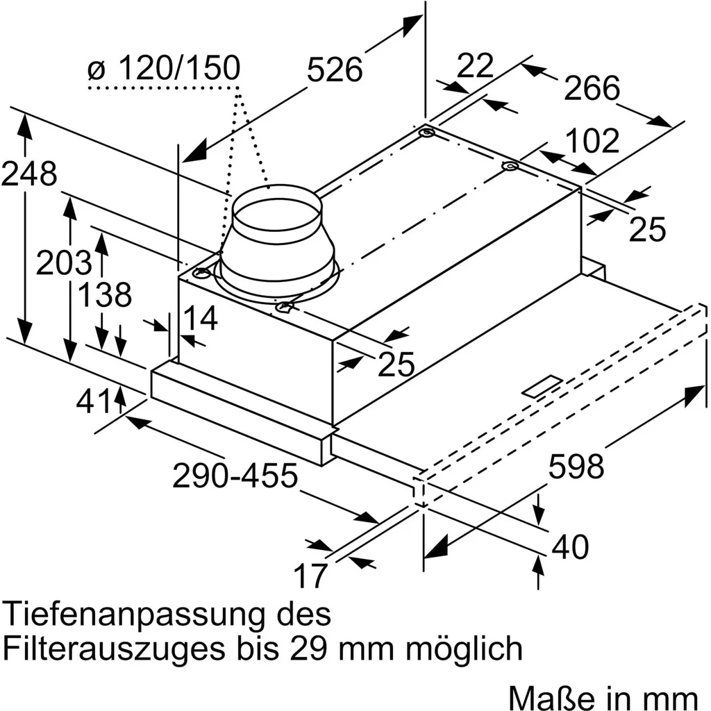 Constructa-Neff Flachschirmhaube 3 Stufen + 1 Intens D46ED22X1 - Image 3