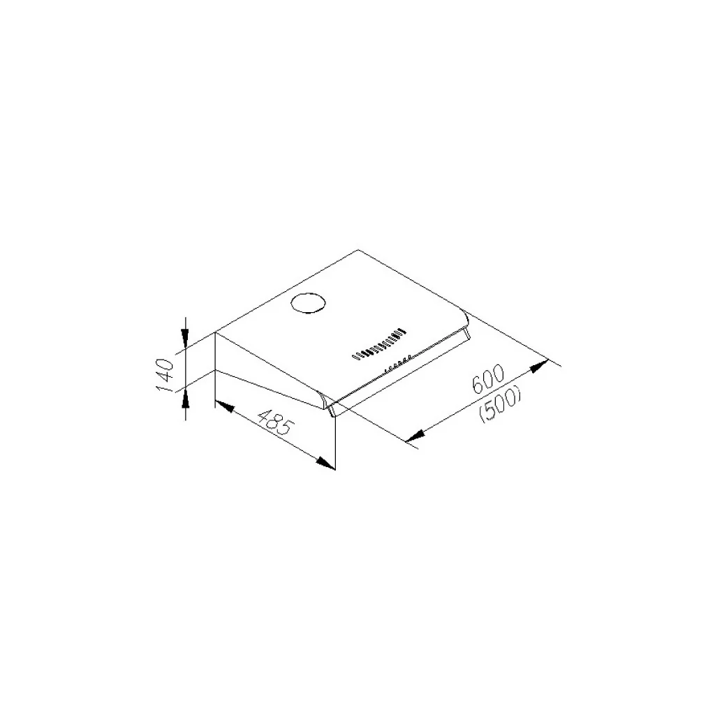 Amica UB-Haube 60cm UH 17111-3 E - Image 2
