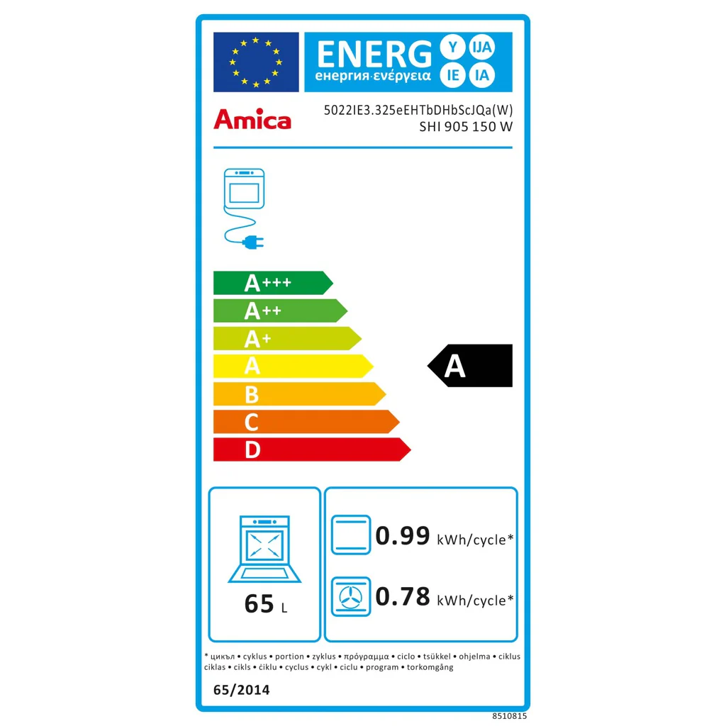 Amica Elektroherd Induktion FineDesign,50cm SHI 905 150 W - Image 2