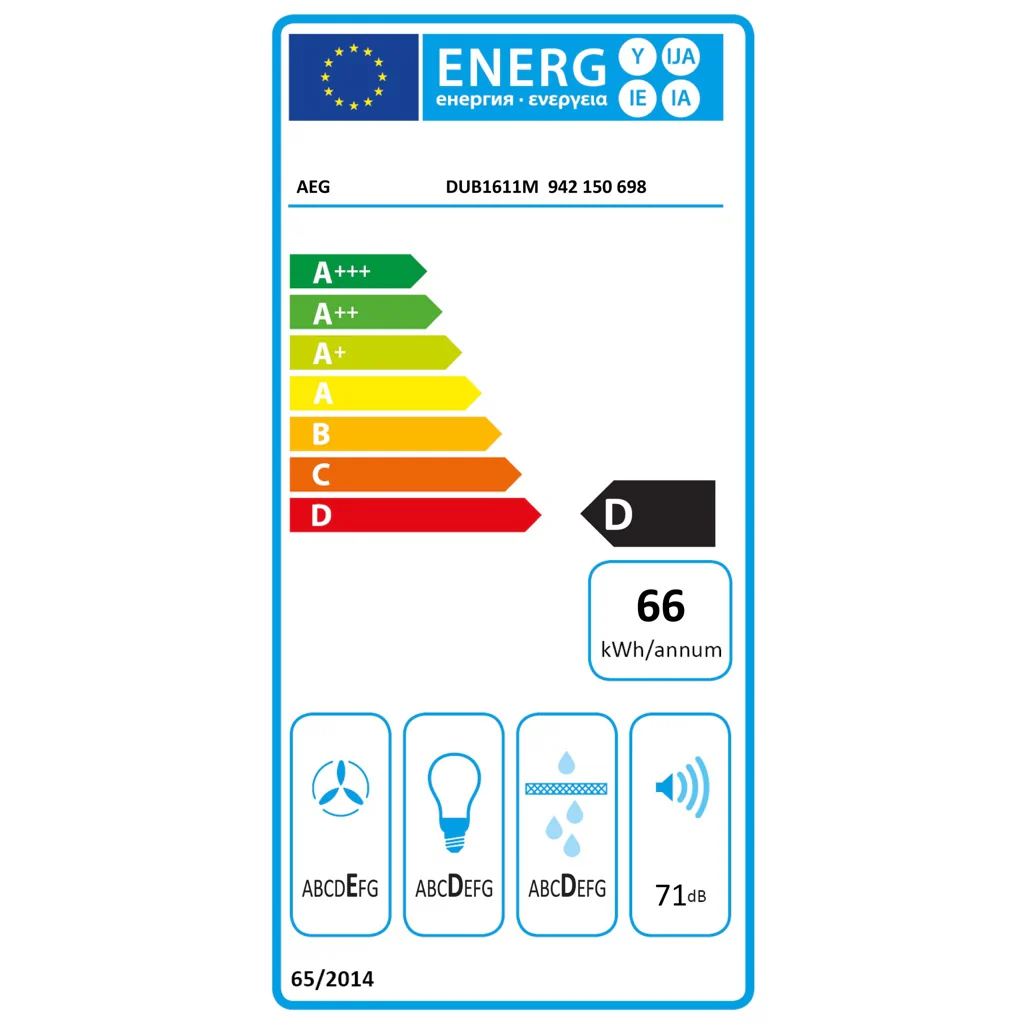 Electrolux AEG MDA UB-Haube LINIE 3Stufen,Serie1 DUB1611M Lower Easy - Image 2