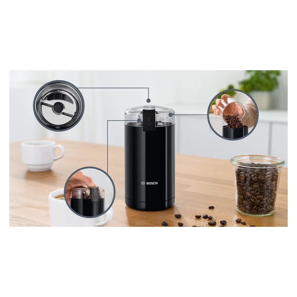 Bosch SDA Kaffeemühle 180W,max.75g TSM6A013B schwarz - Image 2