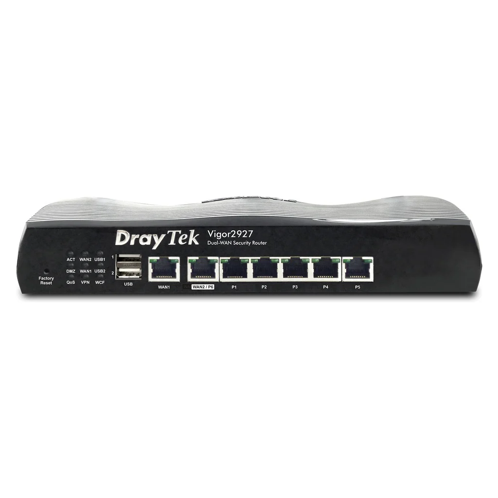 Draytek Vigor2927 Kabelrouter Gigabit Ethernet Schwarz - Image 2