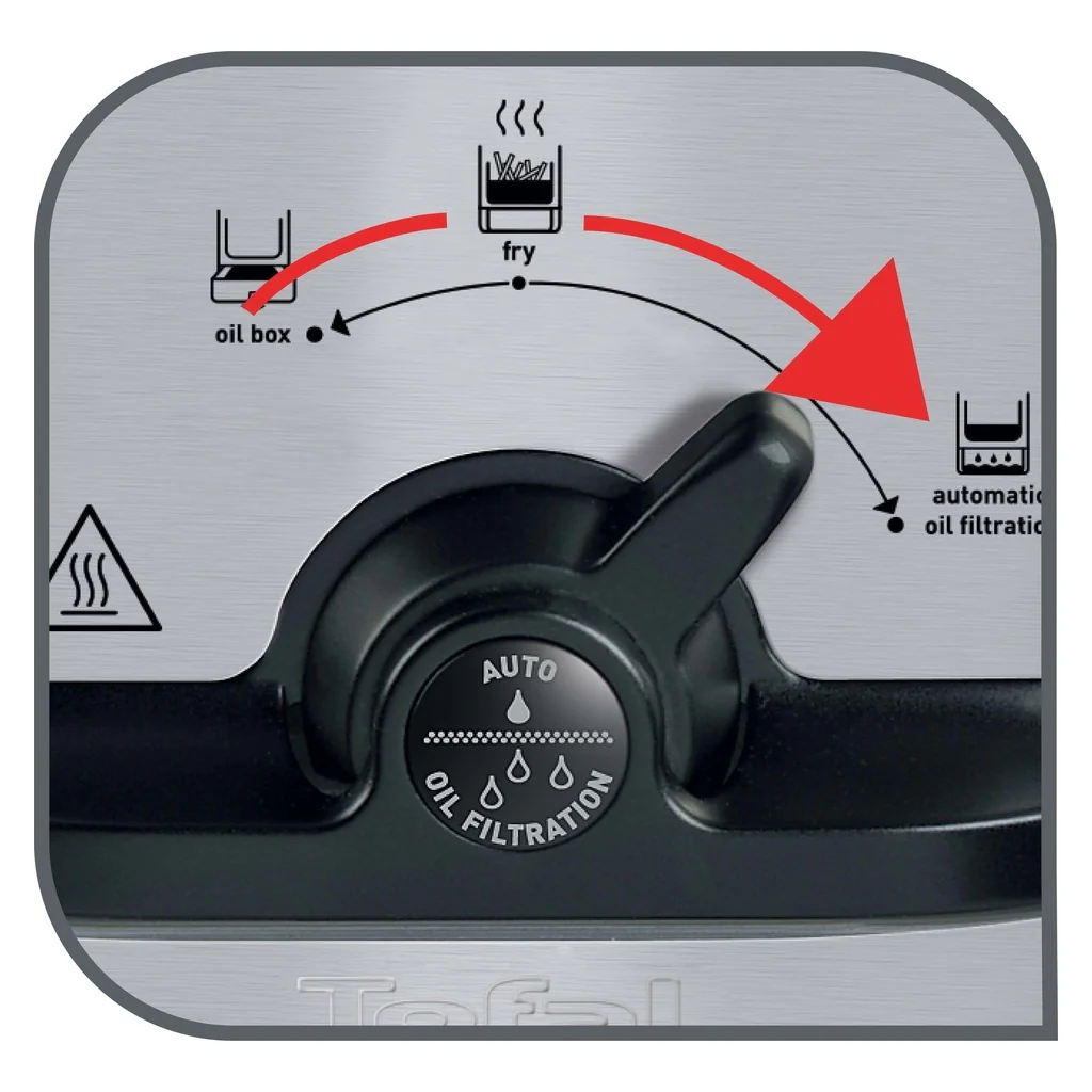 Tefal TEF Fritteuse Oleoclean Compact FR7016 Edelstahl - Image 2