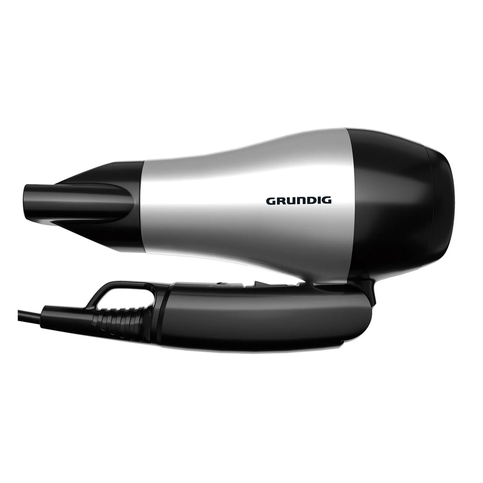 Grundig HD 2200 Haartrockner mit Klappgriff 1200W Silber, Schwarz - Image 3