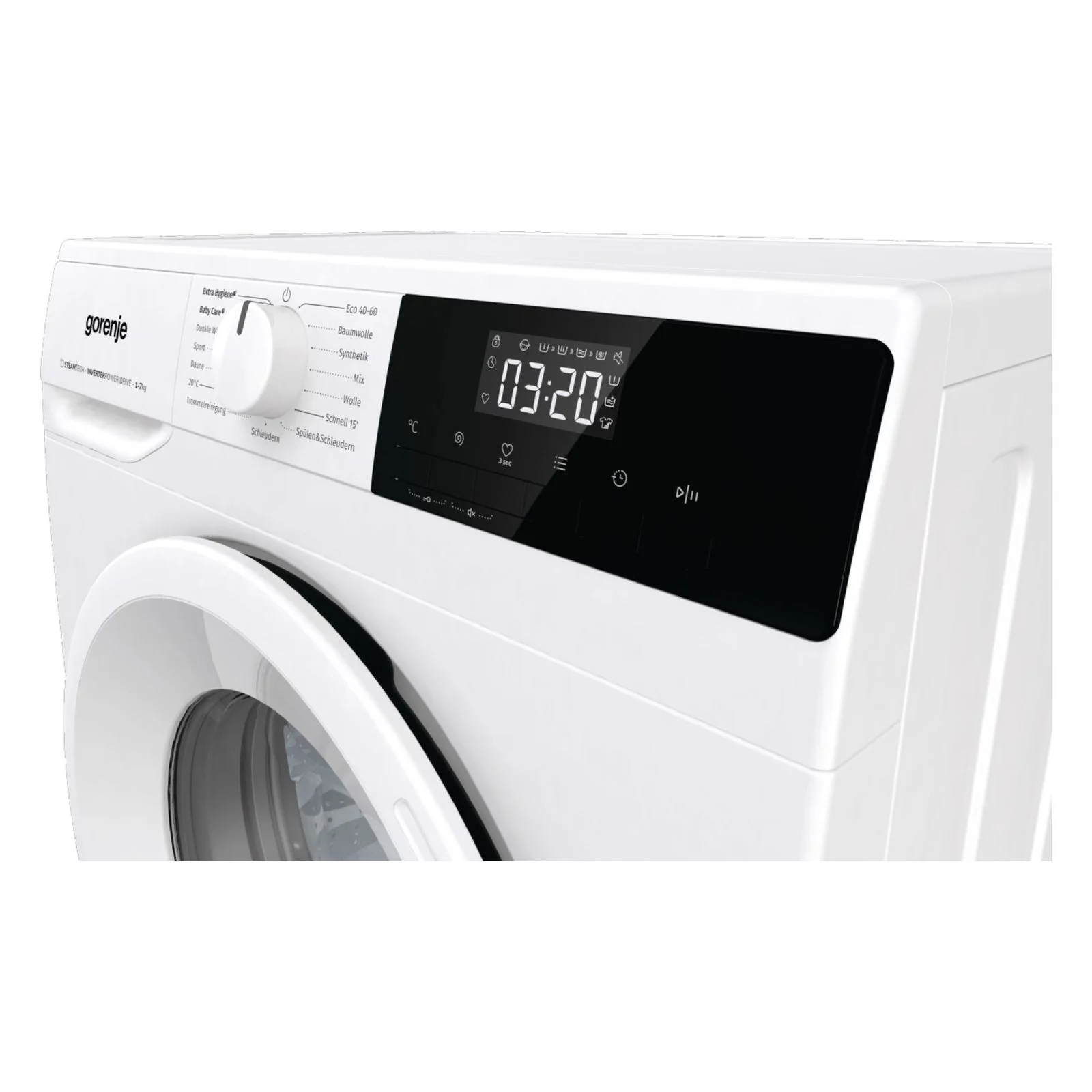 Gorenje G200 WNHPI74SCPS/DE Waschmaschine Frontlader 7kg 60cm 1400U/min Weiß - Image 6