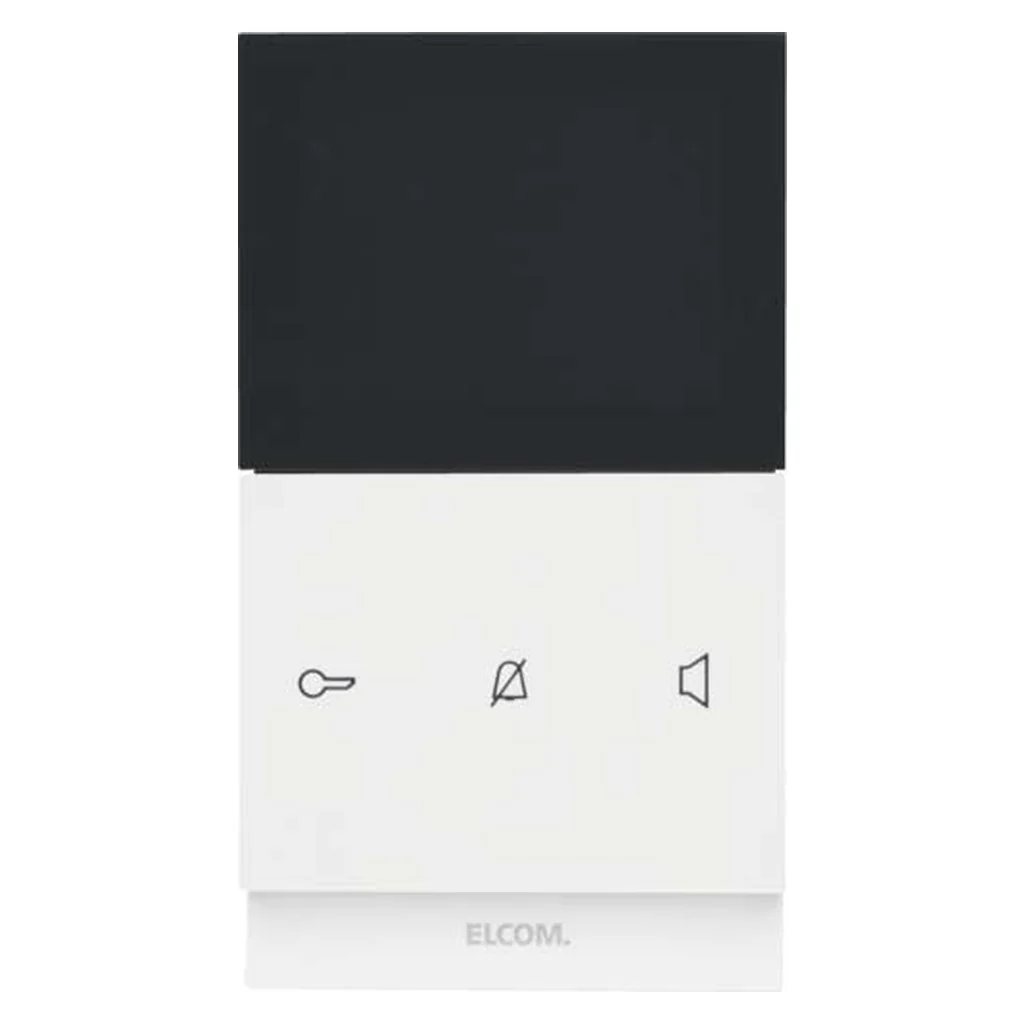 Elcom Innenstation-Video eckig2Dpolarws glänz REK621Y