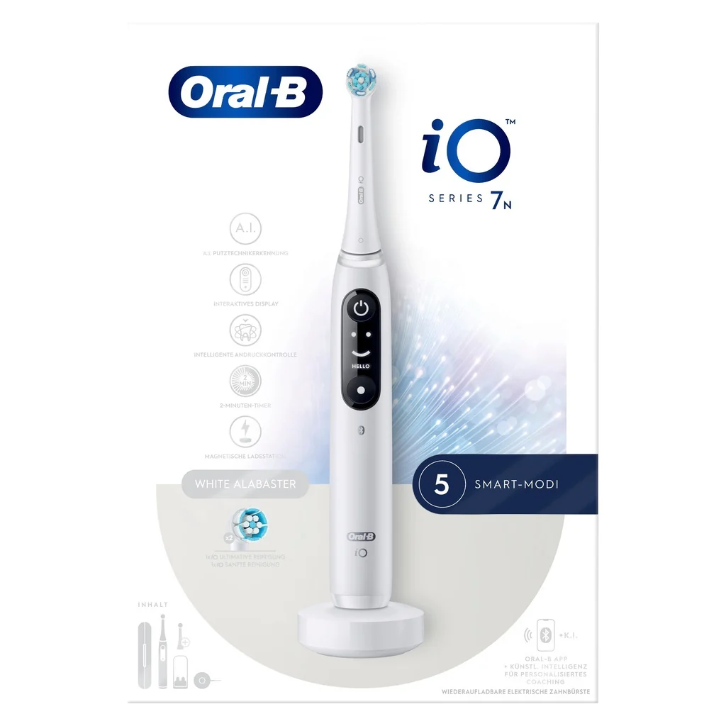 Oral-B Zahnbürste Magnet-Technologie iO Series 7N Alabast - Image 2