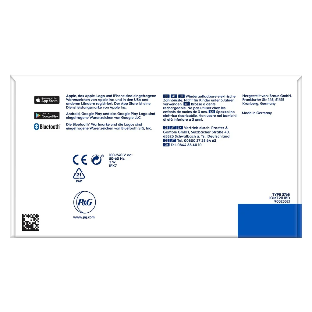 Oral-B Zahnbürste Magnet-Technologie iO Series 7N Alabast - Image 6