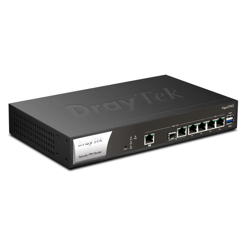 Draytek Vigor 2962 Kabelrouter 2.5 Gigabit Ethernet Schwarz, Weiß - Image 2