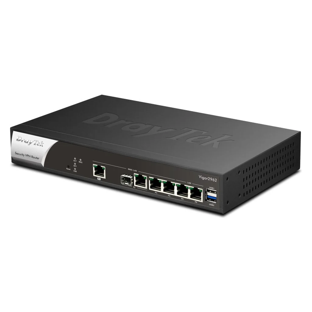 Draytek Vigor 2962 Kabelrouter 2.5 Gigabit Ethernet Schwarz, Weiß - Image 3