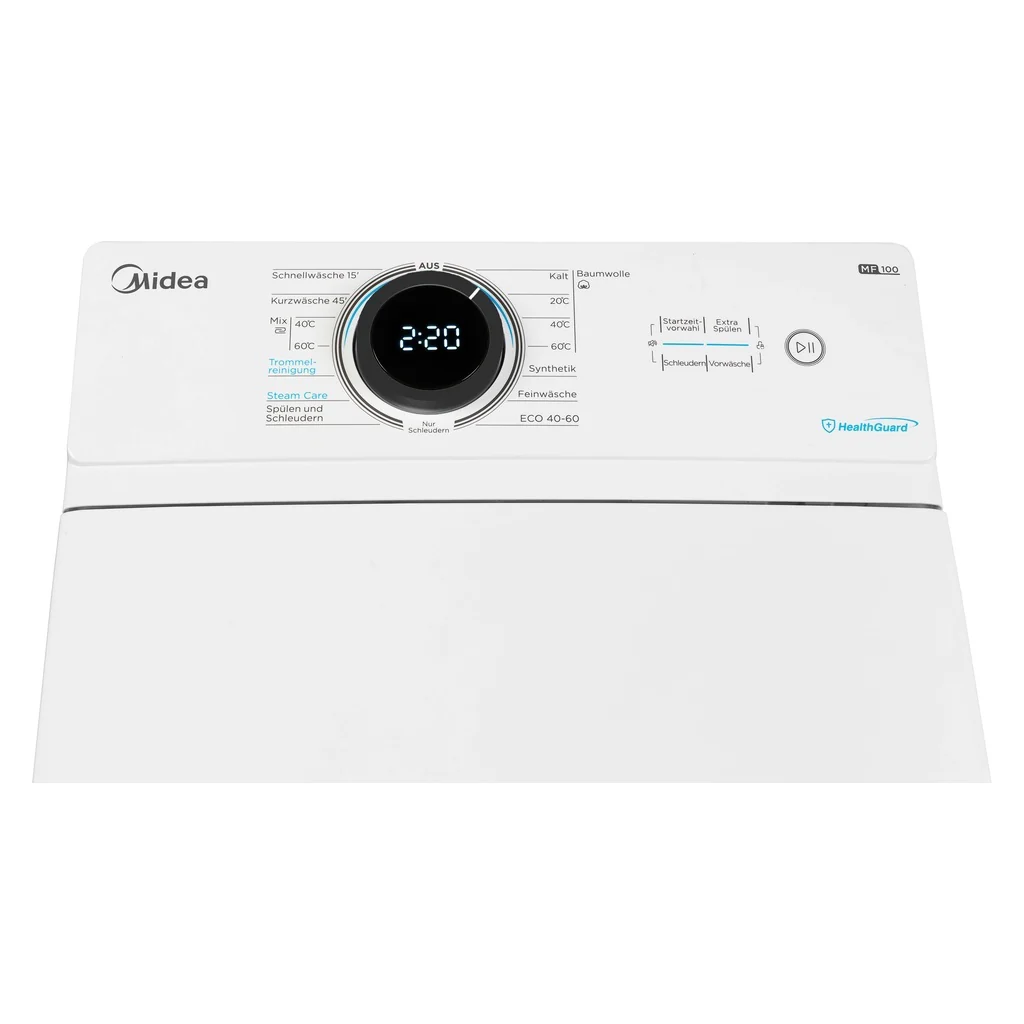 Midea Europe Waschautomat Toplader 8kg,1300Upm MF100T80B-13A - Image 2