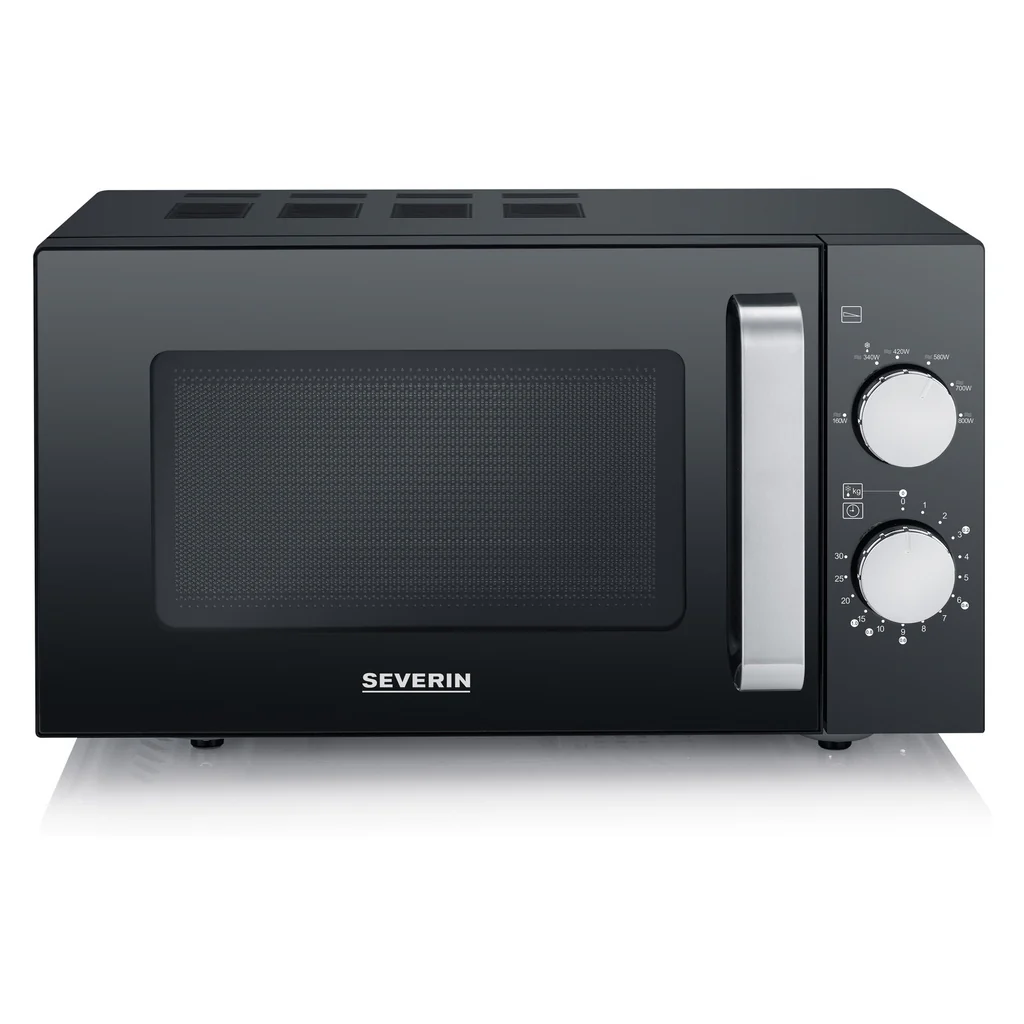 Severin Mikrowelle Solo 800W MW 7761 Schwarz - Image 2
